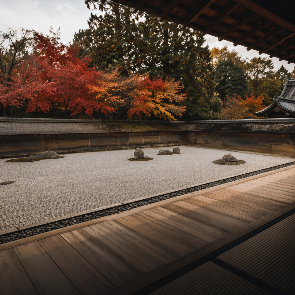 京都枯山水庭院