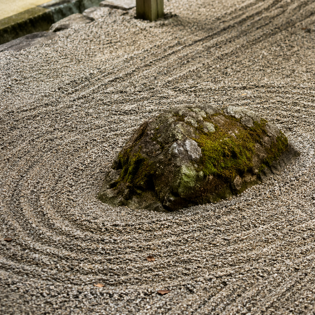 京都龙安寺方丈庭院